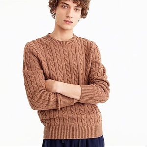 J.Crew NWT Men’s Cable knit sweater